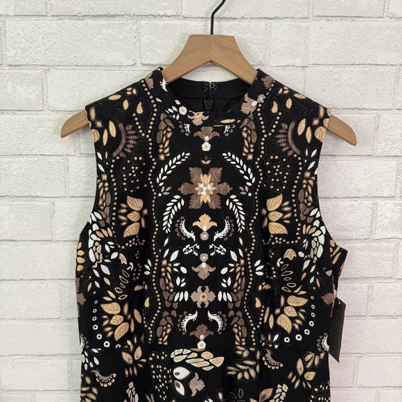 EVA MENDES New York & Co. High Neck Black Sleeveless Dress - Picture 2 of 11